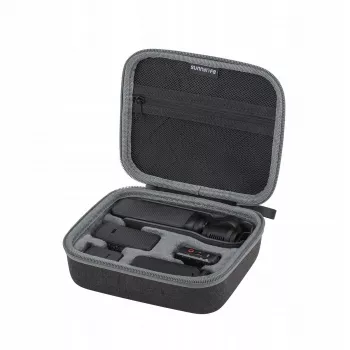 SUNNYLIFE Husă rigidă de protecție pentru DJI Osmo Pocket 3 și accesorii, neagră
