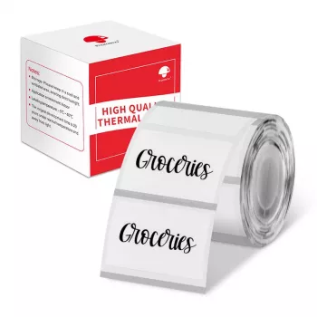 Phomemo Transparent Adhesive Labels 40x30mm for M110/M120/M200/M220/M221 - 230 Labels per Roll
