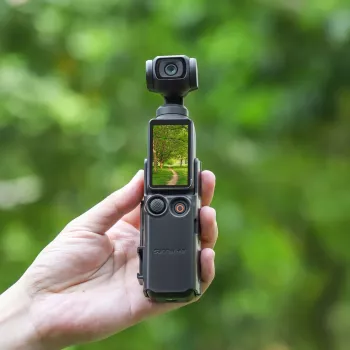 Suport de expansiune lateral SUNNYLIFE pentru DJI Osmo Pocket 3 - compatibil GoPro - negru