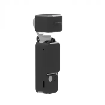 Husă de protecție din silicon PULUZ cu capac pentru obiectiv și capac pentru ecran pentru DJI Osmo Pocket 3, neagră (PU894B)