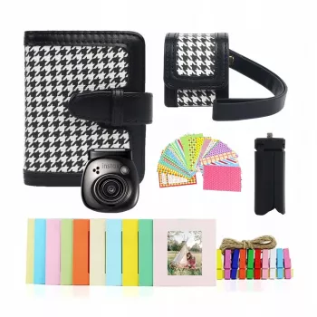 LOVEINSTANT 5-in-1 Accessory Kit for Fujifilm Instax Pal - Black
