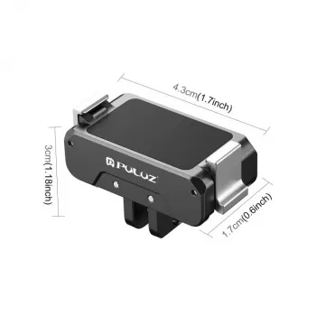 Suport adaptor PULUZ PU995B 1/4 + sistem GoPro pentru DJI Osmo Action 4 / 3