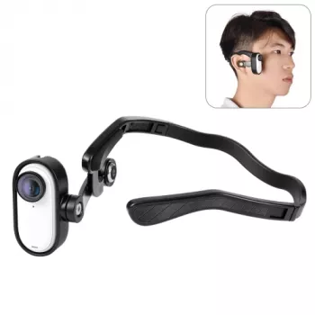 Suport magnetic pentru curea de cap PULUZ pentru Insta360 GO 3 / GO 3S - negru PU974B