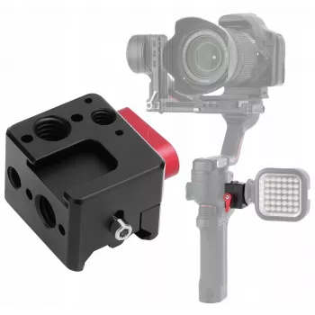 Adaptor de montare SUNNYLIFE 1/4 inch 3/8 inch ISO pentru DJI Ronin RS3 / RS3 Pro / RS2 / RSC2