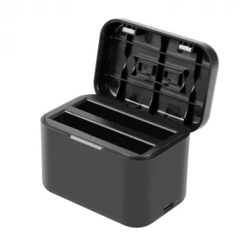 Încărcător USB dublu pentru baterii PULUZ pentru Insta360 X4 - PU999B