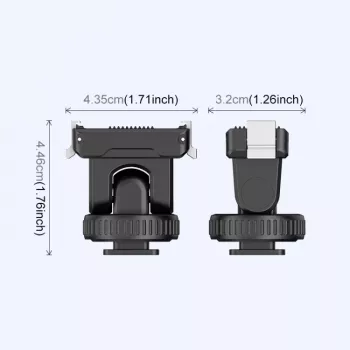 Adaptor de montare cu eliberare rapidă PULUZ cu filet de 1/4