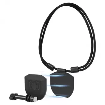 Suport magnetic de gât PULUZ pentru GoPro Hero 13 12 11 Mini 10 9 8 7 6 5 Max / PU739B