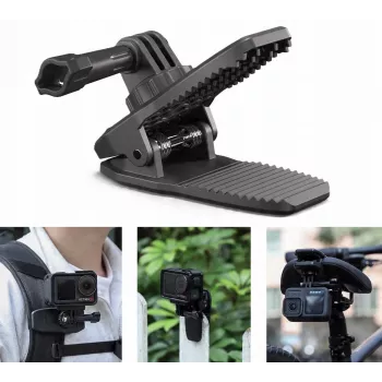 Adaptor cu eliberare rapidă SUNNYLIFE Clip Mount pentru centură, curea, ham, magnet, 1/4, GoPro
