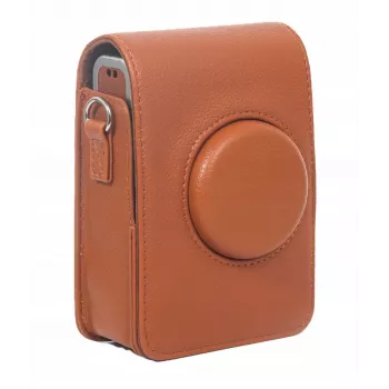 Carcasă de protecție LOVEINSTANT pentru Fujifilm Instax Mini Evo - maro (vertical)