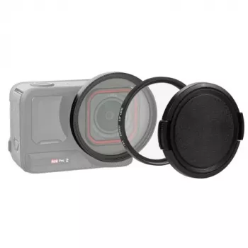 Kit adaptor filtru UV 3 în 1 PULUZ cu capac de obiectiv 52mm pentru Insta360 Ace Pro 2 / PU770B
