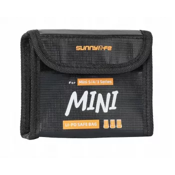 Cutie ignifugă de stocare a bateriilor SUNNYLIFE pentru 3x baterii DJI Mini 5/4/3 Pro Mini 3 N5p-dc085-3