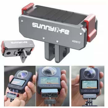 Adaptor magnetic cu eliberare rapidă SUNNYLIFE cu filet de 1/4 inch și suport GoPro pentru DJI Osmo Action 5 Pro / 4 / 3, AD017-T