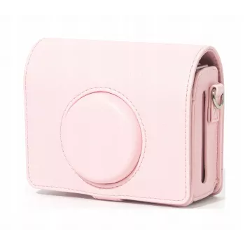 Husă geantă de protecție LOVEINSTANT pentru Fujifilm Instax Mini Evo - roz / orizontală