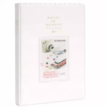 Album foto LOVEINSTANT 128 fotografii pentru Fujifilm Instax Mini 99 12 40 11 41 Evo LiPlay Link / alb
