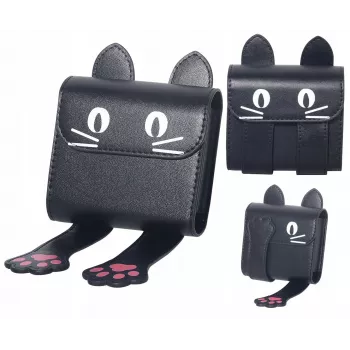 Geantă LOVEINSTANT pentru fotografii Instax Square Mini, compatibilă cu Fuji SQ1 SQ6 99 41 40 12 11, Black Cat