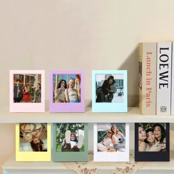Set de 7 rame foto colorate LOVEINSTANT pentru film instant Polaroid I-Type, 600, SX-70