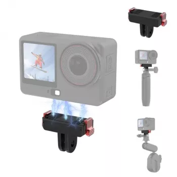 Adaptor de montare magnetic cu eliberare rapidă PULUZ pentru DJI Osmo Action 6 / Nano / suport GoPro PU1070B