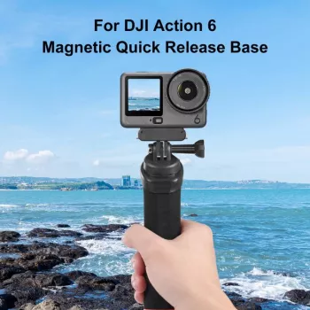 Suport magnetic cu eliberare rapidă PULUZ cu montură GoPro pentru DJI Osmo Action 6 / Nano / Puluz / PU1079B