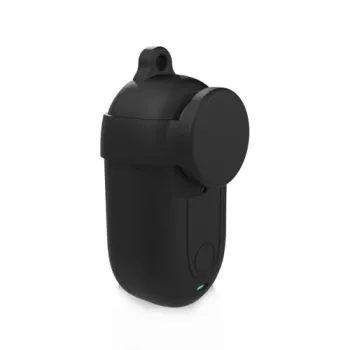 PULUZ Husă de protecție din silicon cu capac pentru obiectiv pentru Insta360 GO 3 – Negru