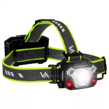 VAYOX VA0103 Rechargeable Headlamp, 1200 lm, SST40, Motion Sensor, Power Bank Function