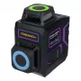 Nivelă laser Ermenrich LV40 PRO, fascicul verde, 2 linii, rază de acțiune 20 m