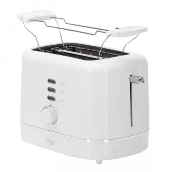 Prăjitor de pâine Adler AD 3224 alb 750W 2 fante