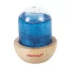 Glob de zăpadă senzorial Janod cu sclipici albastru 12m+