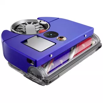 Robot aspirator Dyson 360 Vis Nav, albastru, fără sac, 0,5 l