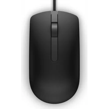 Mouse optic DELL Optical Mouse-MS116 negru cu fir USB 1000 DPI