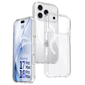 3MK PROTECTION Apple iPhone 17 Pro Max Hardy LiqForce MagCase husă spate - negru