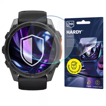 Folie de protecție pentru ceas 3MK PROTECTION Garmin Fenix 8 Pro 51mm (Amoled, MicroLED) - 3mk Hardy Fusion Watch Protection