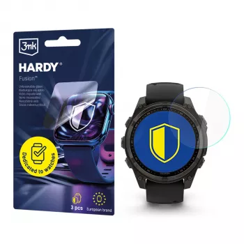 Folie de protecție pentru ceas 3MK PROTECTION Garmin Fenix 8 Solar/Sapphire 47mm - 3mk Hardy Fusion Watch Protection