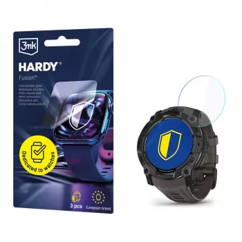 Folie de protecție pentru ceas 3MK PROTECTION Garmin Instinct 3 50mm (Amoled, Solar) - 3mk Hardy Fusion Watch Protection