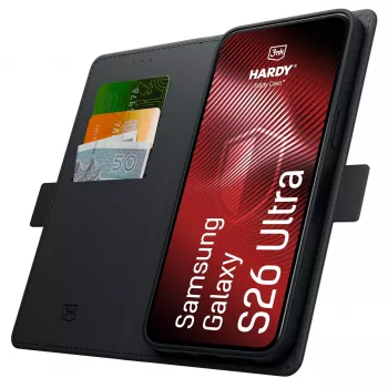 Husă 3mk Hardy Foldy 3MK PROTECTION pentru Samsung Galaxy S26 Ultra, neagră