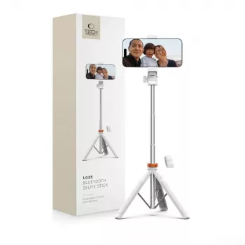 Tech-Protect L03S selfie stick tripod alb