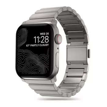 TECH-PROTECT Steelband Apple Watch 4 / 5 / 6 / 7 / 8 / 9 / SE / Ultra 1 / 2 (42 / 44 / 45 / 49 mm) titan