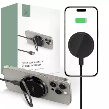 Tech-Protect QI15W-A33 încărcător wireless MagSafe 15W negru
