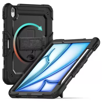 Husă Tech-Protect Solid360 pentru iPad Air 11'' 6/7/8 (2024-2026) - neagră