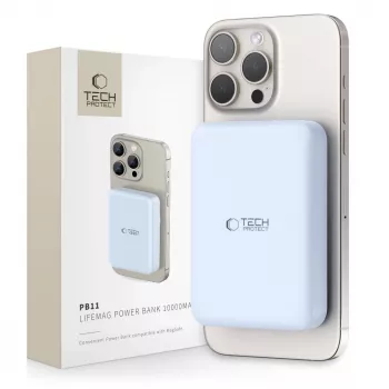 TECH-PROTECT PB11 LIFEMAG MagSafe power bank 10000mAh albastru