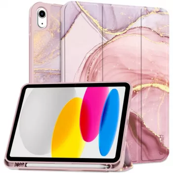 Husă Tech-Protect SC Pen pentru iPad 10.9 (gen. 10, 2022) / iPad 11 (2025), Marble