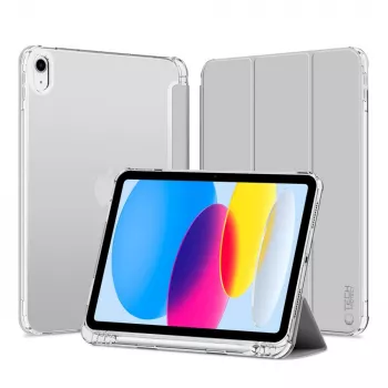 Husă hibridă Tech-Protect SC Pen pentru iPad 10,9 inch (gen. 10, 2022) / 11 inch (2024/2025) - gri