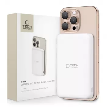 TECH-PROTECT PB24 LIFEMAG QI2 MAGSAFE POWER BANK 10000MAH ALB