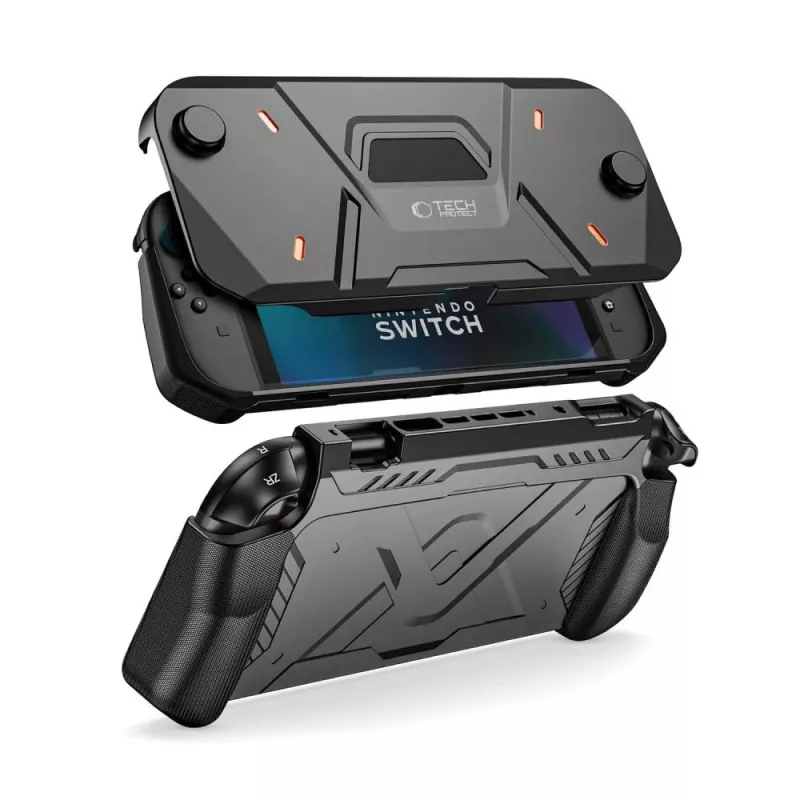 TECH-PROTECT CARBONOX NINTENDO SWITCH 2 NEGRU