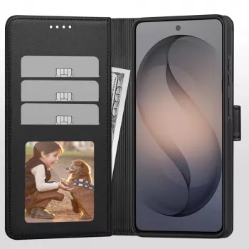 TECH-PROTECT Wallet MagSafe husă pentru Samsung Galaxy S26 Ultra, negru mat