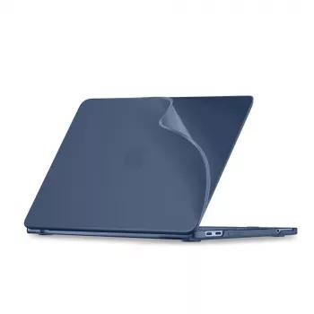 Husă Tech-Protect Softshell pentru MacBook Neo 13 2026, indigo mat