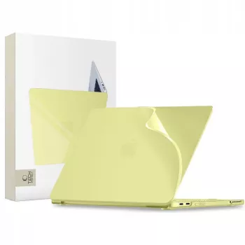 Tech-Protect Softshell MacBook Neo 13 2026 husă rigidă citron mat