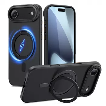 Inel magnetic Tech-Protect MagRing MagSafe pentru iPhone 17 Air, negru