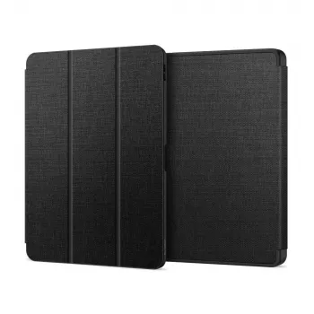 Husă folio din canvas cu penar Tech-Protect SC Pen pentru iPad 10,9 inch (generația 10, 2022) și iPad 11 inch (generația 11, 2025) - neagră
