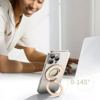 Inel magnetic pentru telefon TECH-PROTECT MMR600 MagSafe auriu satinat