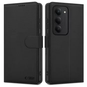 Tech-Protect Wallet husă pentru Xiaomi Redmi 15 4G / 5G, negru